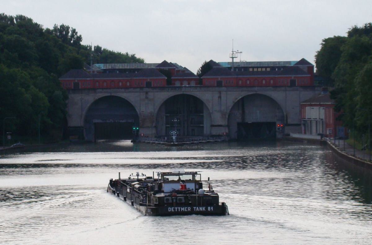 Schleuse Anderten, Unterwasser